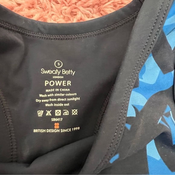 Sweaty Betty Power Frame Workout Vest
printed Blue and navy - Picture 6 of 11